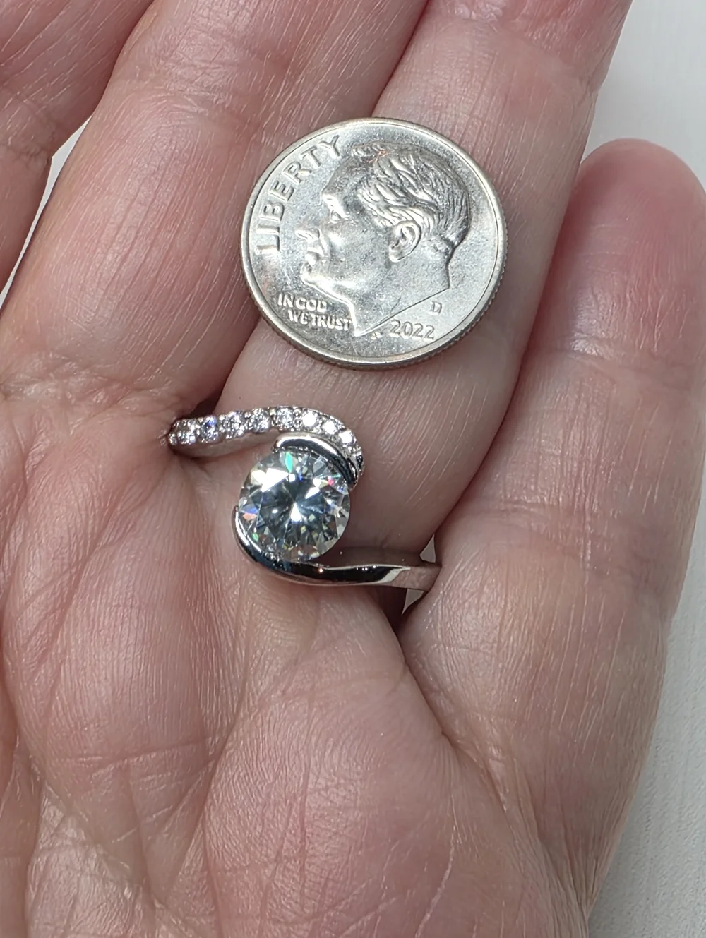 Moissanite Ring